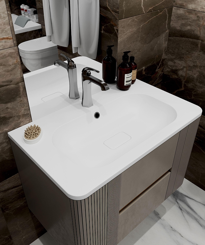 Раковина Uperwood Fate 80 35480000002 цвет Белый глянцевый