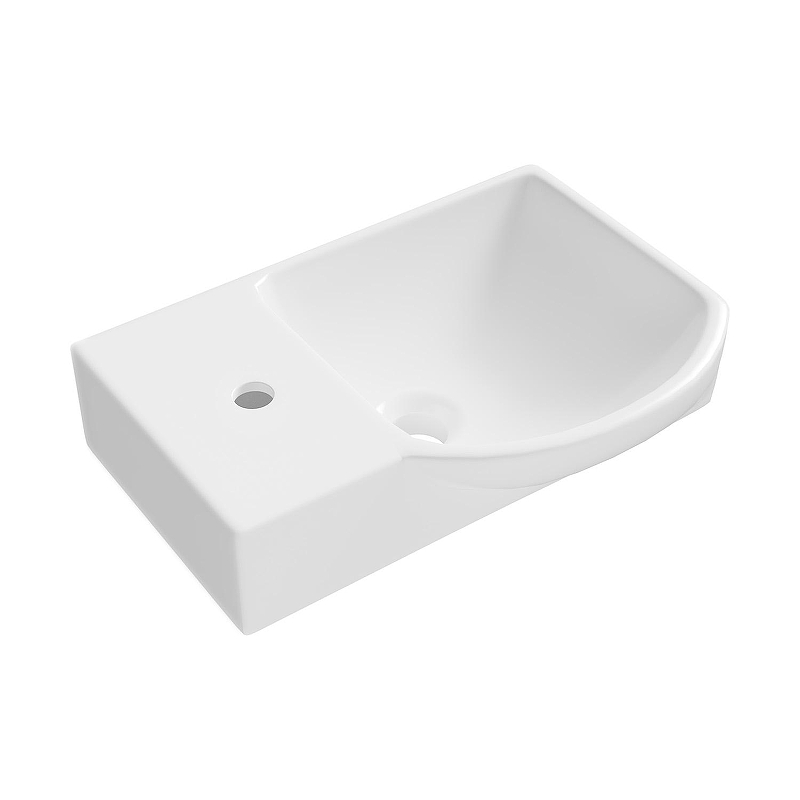 Раковина Wellsee WC Area 45 L 151808000 цвет Белый глянцевый