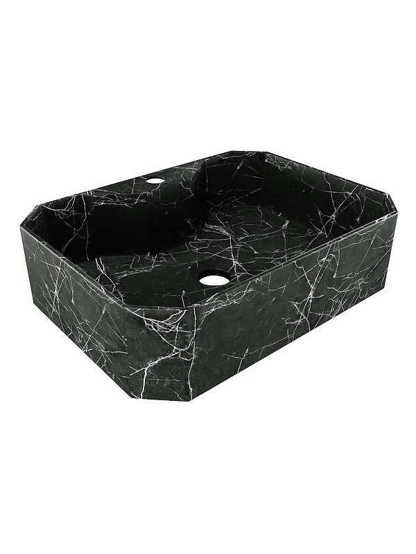 Раковина WellWant 50 WWRT1714B цвет Черный мрамор