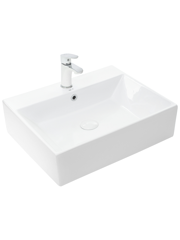 Раковина WeltWasser Aisbach 5030 52 10000003880 Белый глянец