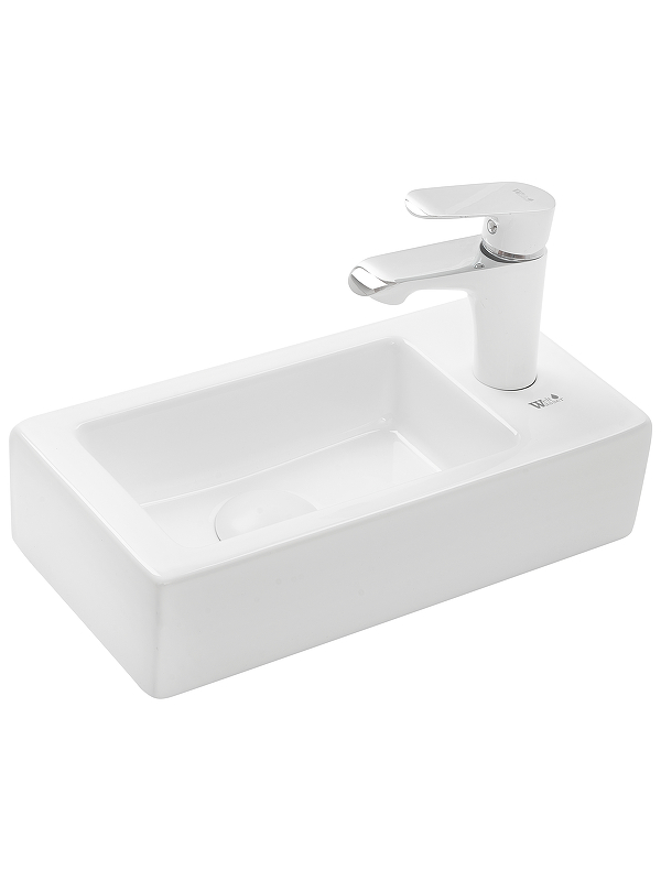 Раковина WeltWasser Aisbach 5092 R 37 10000003873 Белый глянец