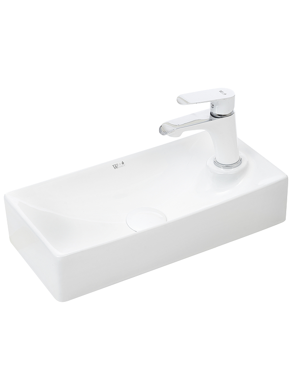 Раковина WeltWasser Aisbach 5112 44 10000004593 Белый глянец