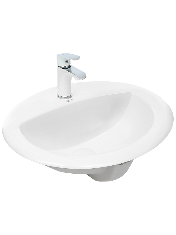 Раковина WeltWasser Deilbach 6001 51 10000004604 Белый глянец