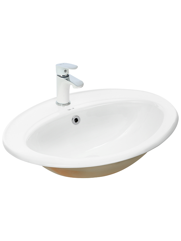 Раковина WeltWasser Deilbach 6002 55 10000003888 Белый глянец