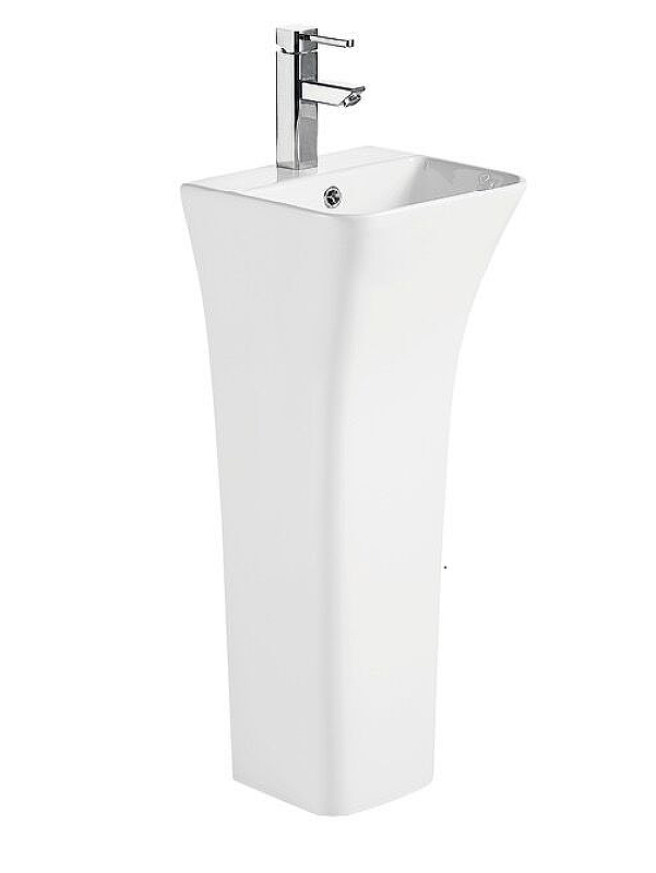Раковина WeltWasser Leerbach 3434 GL-WT 34 10000013331 Белый глянец