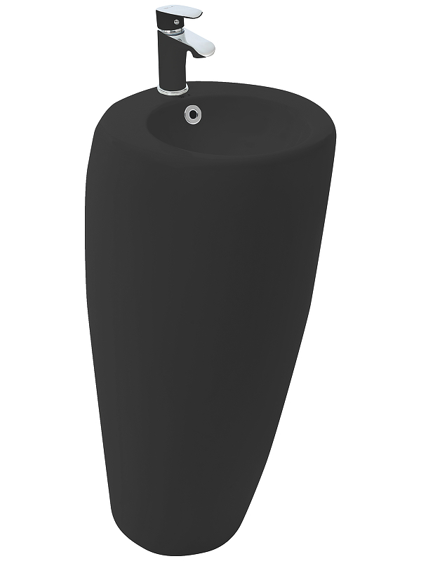 Раковина WeltWasser Leerbach 3838 MT-BL 38 10000013333 Черная матовая