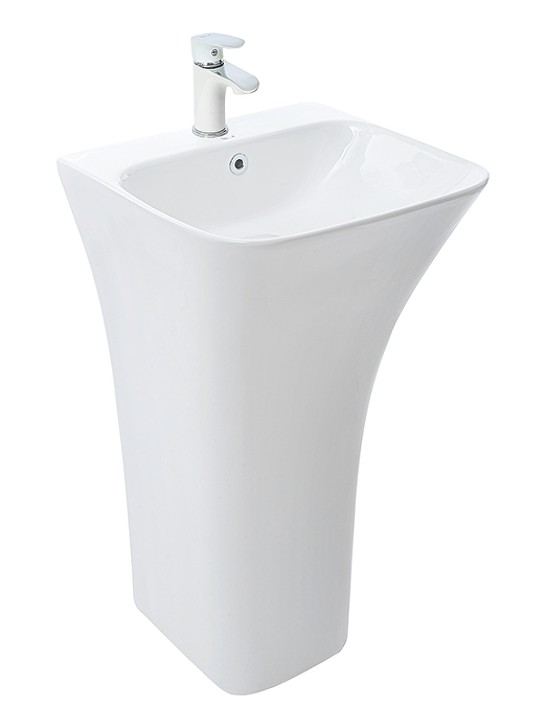 Раковина WeltWasser Leerbach 4543 GL-WT 45 10000005492 Белый глянец