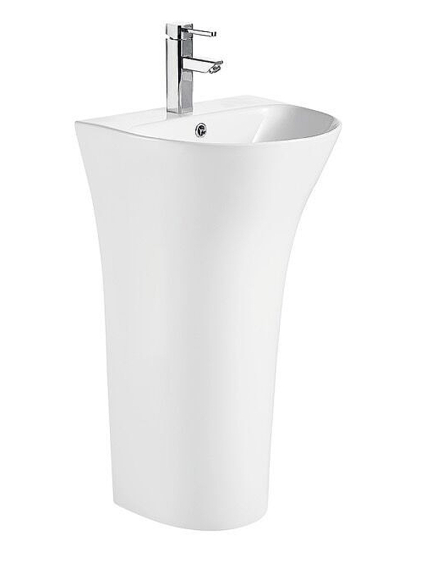 Раковина WeltWasser Leerbach 4842 GL-WT 48 10000013332 Белый глянец