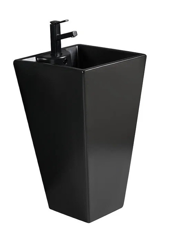 Раковина WeltWasser Leerbach 4847 GL-WT 48 10000013339 Черная матовая