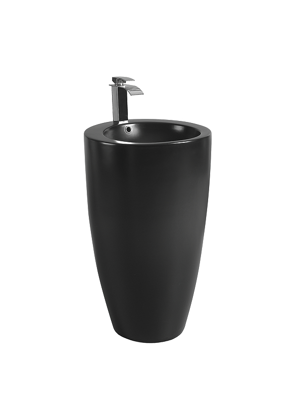 Раковина WeltWasser Leerbach 4949 MT-BL 49 10000013337 Черная матовая