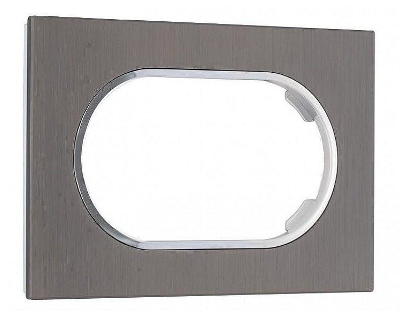 Рамка для двойной розетки Arte Milano am-502.11 502.11-double.grey цвет Серый