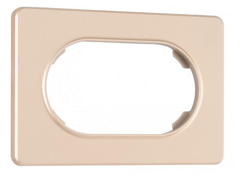Рамка для двойной розетки Arte Milano am-502.15 502.15-double.shampan цвет Бежевый