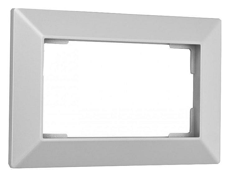 Рамка для двойной розетки Arte Milano am-503.03 503.03-double.silver цвет Серебро