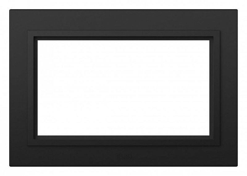 Рамка для двойной розетки Elbi Eleсtriс Zena 608-014800-908 цвет Черный