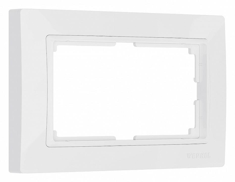 Рамка для двойной розетки Werkel Snabb basic (белый) W0082001 цвет Белый