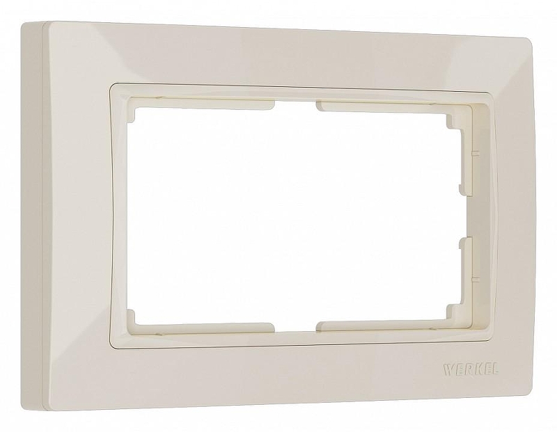Рамка для двойной розетки Werkel Snabb Basic (слоновая кость) W0082003 цвет Слоновая кость