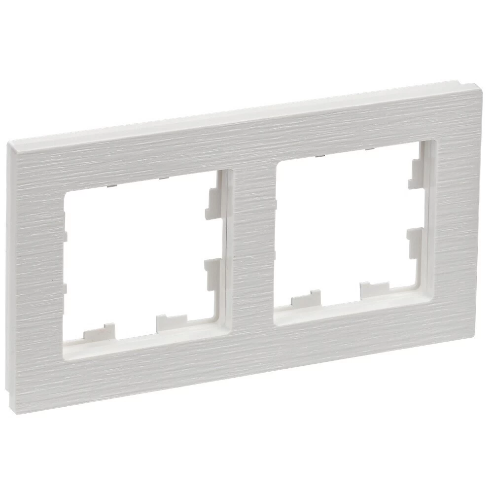 Рамка IEK Brite двухместная белая (BR-M22-51-K01)