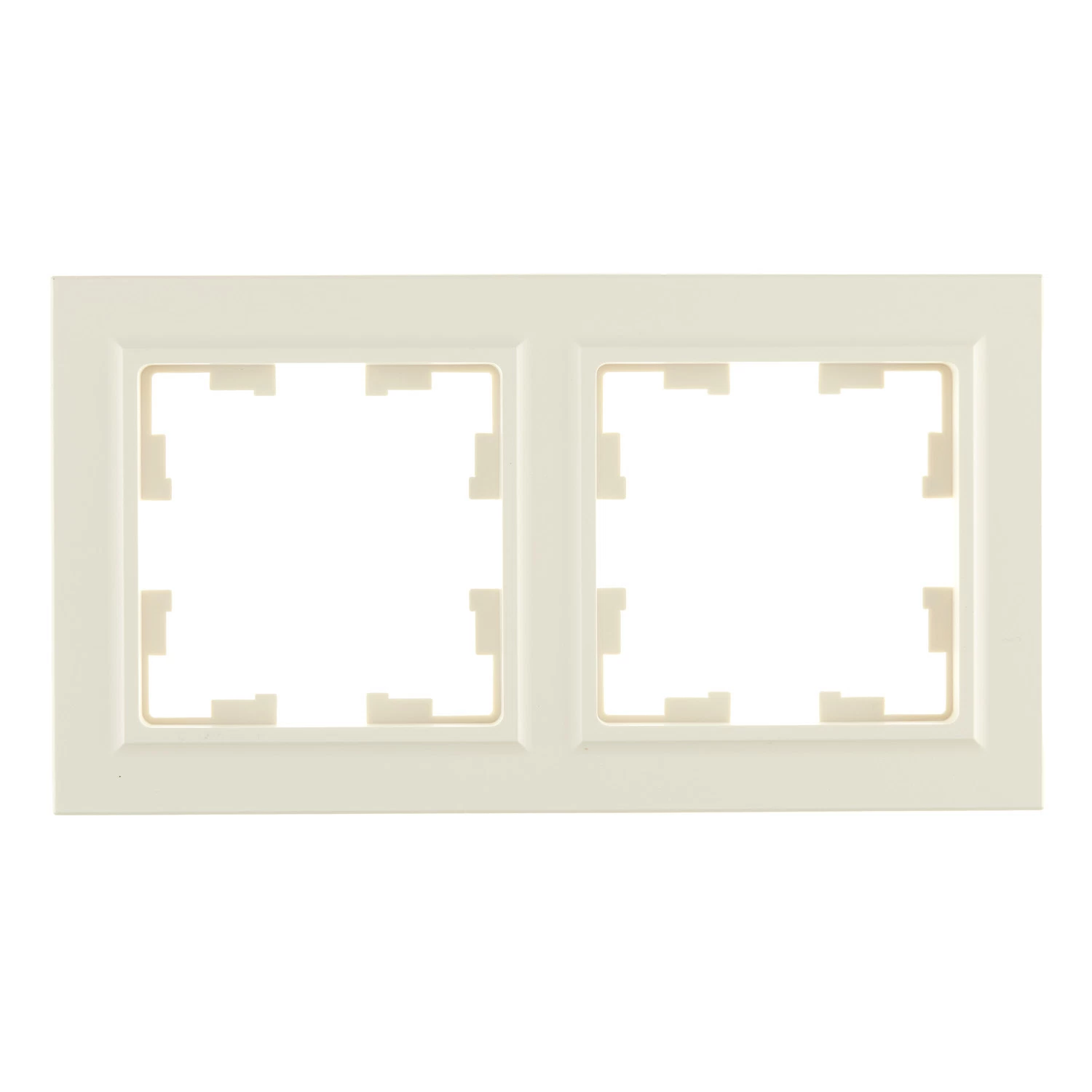 Рамка IEK Brite двухместная бежевая (BR-M22-44-K10)