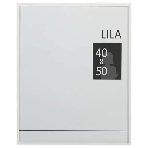 Рамка Lila 40x50 см цвет белый