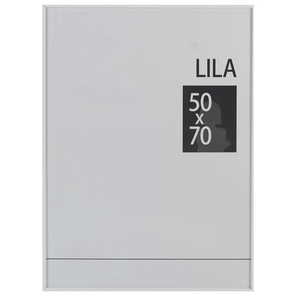 Рамка Lila 50x70 см цвет белый