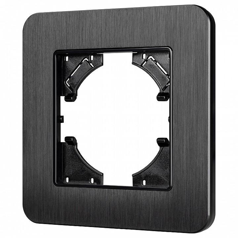 Рамка на 1 пост Arlight AKIRY 049681 цвет Черный