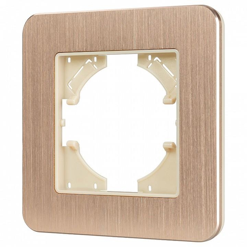 Рамка на 1 пост Arlight AKIRY 049683 цвет Золото