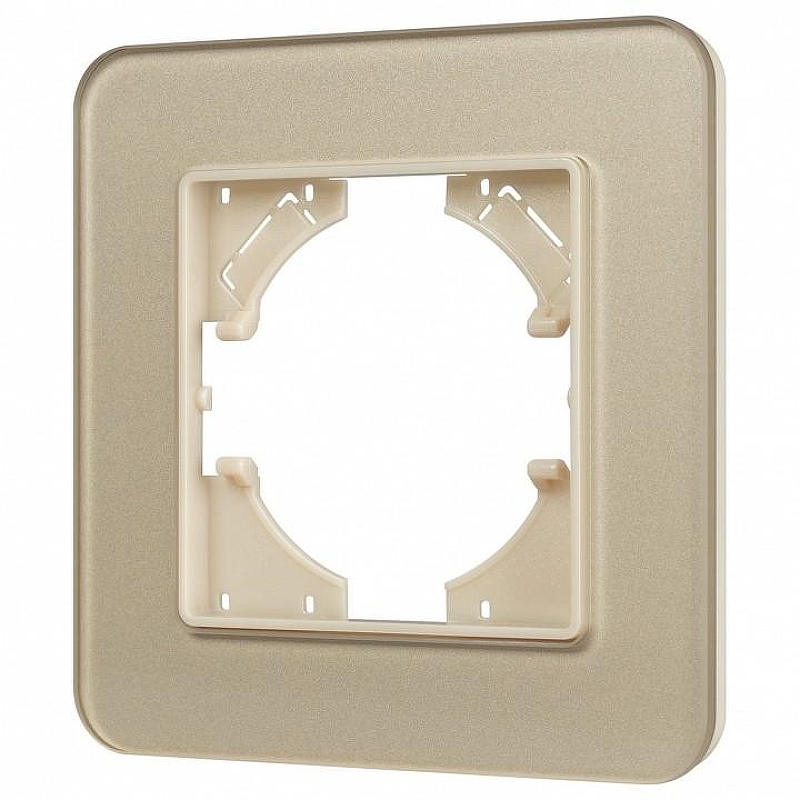 Рамка на 1 пост Arlight OMALI 049667 цвет Золото