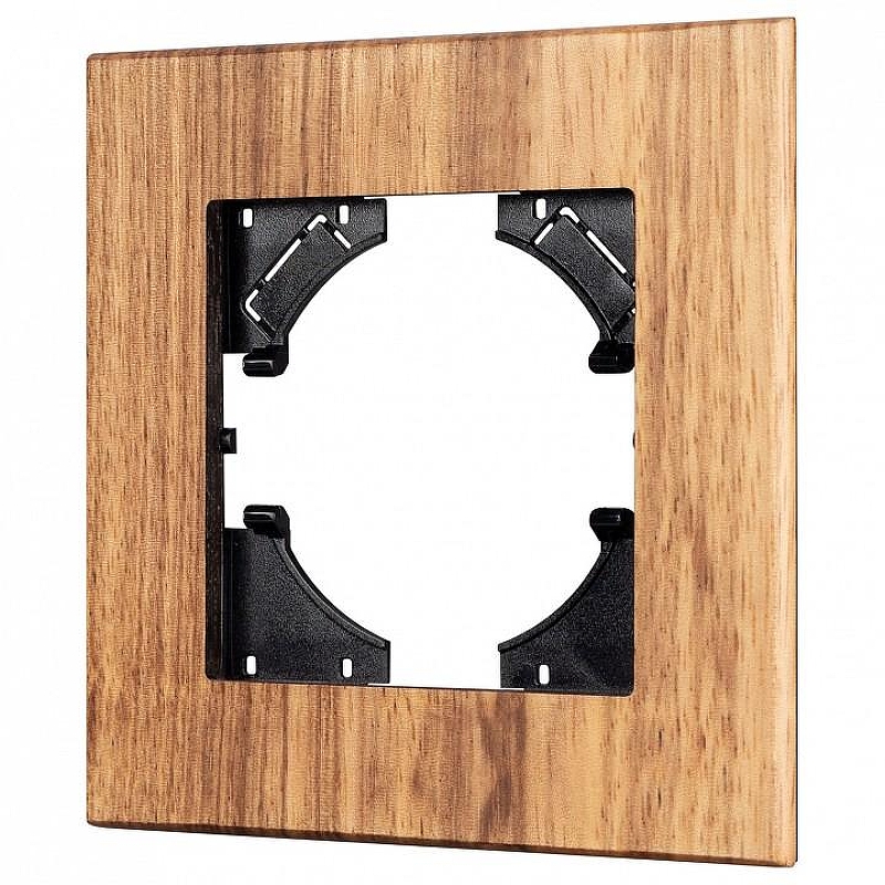 Рамка на 1 пост Arlight XSILO 051271 цвет Коричневый