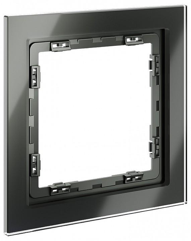 Рамка на 1 пост Voltum S70 VLS110106 цвет Серебро