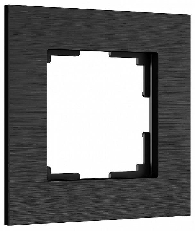 Рамка на 1 пост Werkel AluMax черный алюминий W0013508 цвет Черный