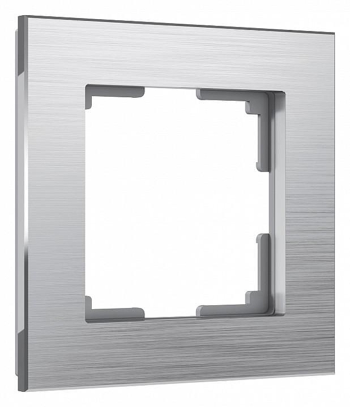 Рамка на 1 пост Werkel Aluminium (алюминий) W0011706 цвет Серебро