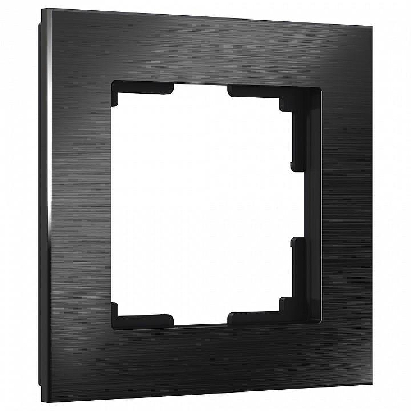 Рамка на 1 пост Werkel Aluminium (черный алюминий) W0011708 цвет Черный