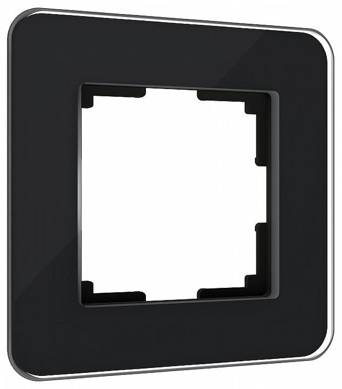 Рамка на 1 пост Werkel Elite (черный, стекло) W0012448 цвет Черный