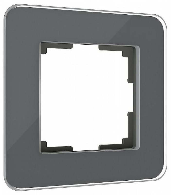 Рамка на 1 пост Werkel Elite (графит, стекло) W0012440 цвет Графит