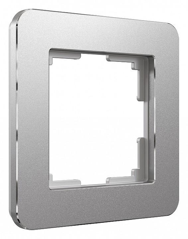 Рамка на 1 пост Werkel Platinum (алюминий) W0012606 цвет Серебро