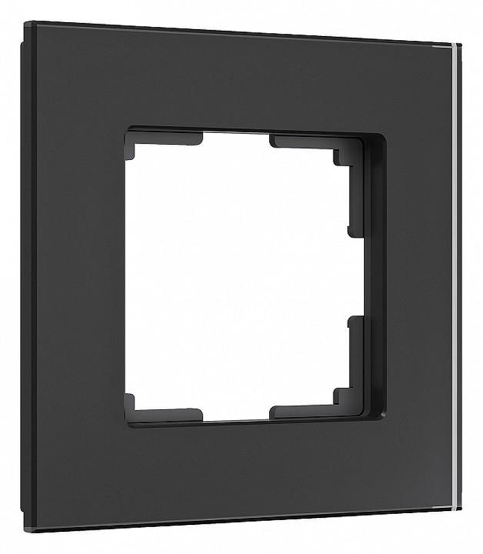 Рамка на 1 пост Werkel Senso (черный, стекло soft-touch) W0013108 цвет Черный