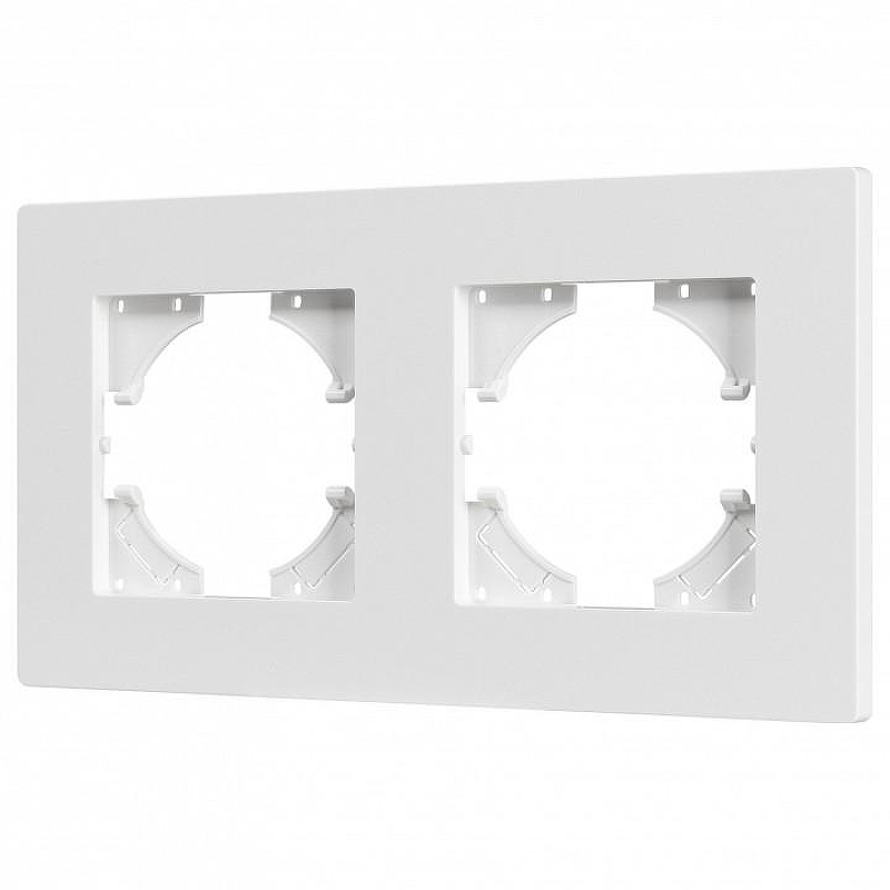 Рамка на 2 поста Arlight PERIO 049750 цвет Белый