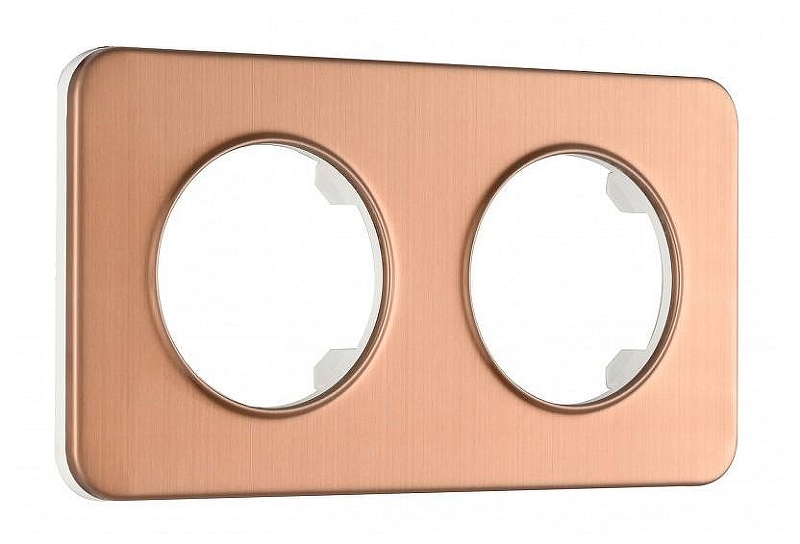 Рамка на 2 поста Arte Milano am-502.07 502.07-2.pink цвет Розовый