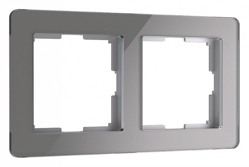 Рамка на 2 поста Werkel Acrylic (графит) W0022704 цвет Графит
