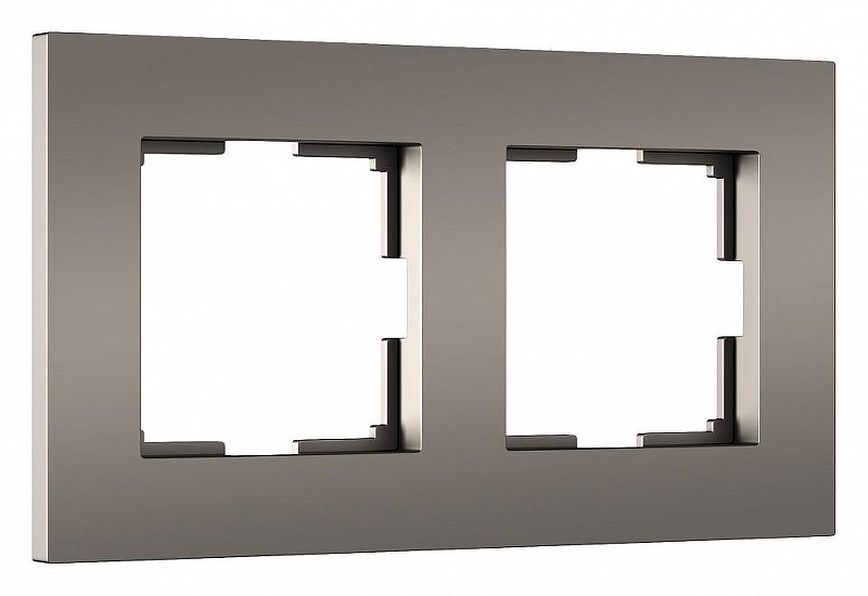 Рамка на 2 поста Werkel Slab (бронза софт) W0022963 цвет Бронза