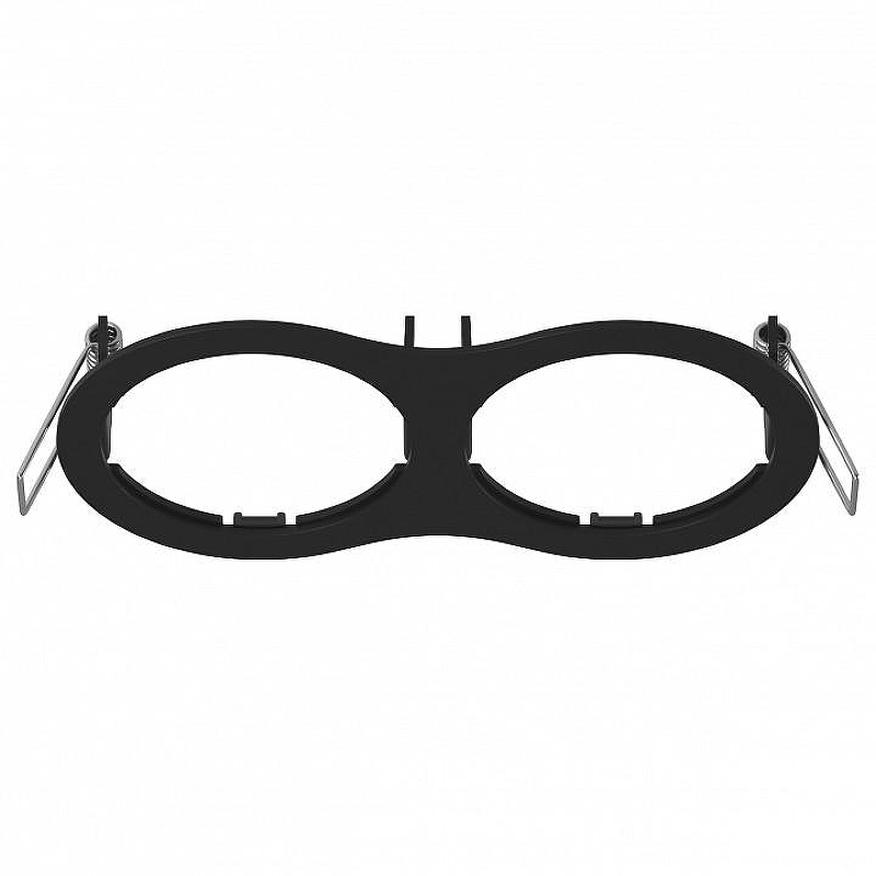 Рамка на 2 светильника Lightstar 1ntero 16 217627 цвет Черный