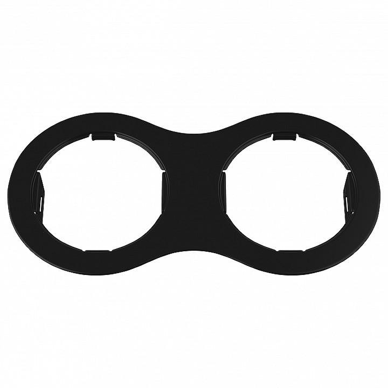 Рамка на 2 светильника Lightstar Dom1no 214627 цвет Черный