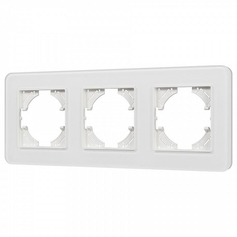 Рамка на 3 поста Arlight OMALI 049696 цвет Белый