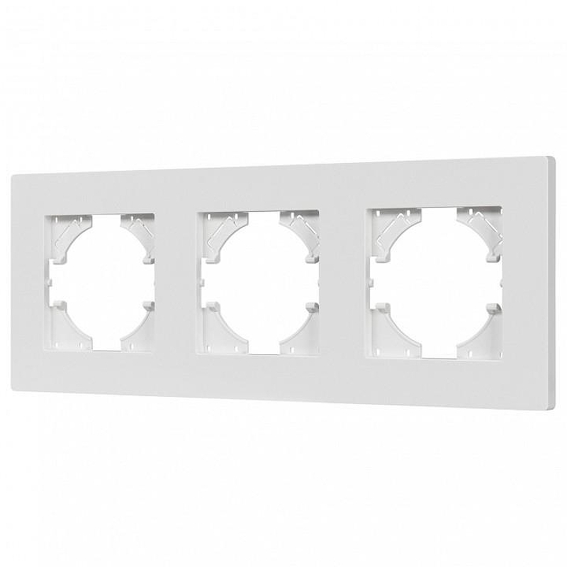 Рамка на 3 поста Arlight PERIO 049754 цвет Белый