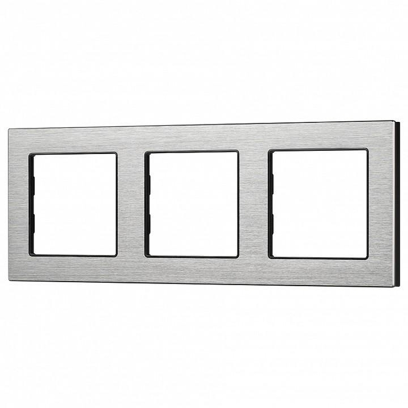 Рамка на 3 поста Arlight PRESTO 043858 цвет Серый