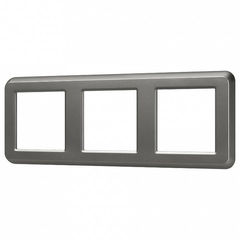 Рамка на 3 поста Arlight VERSA 043785 цвет Серый