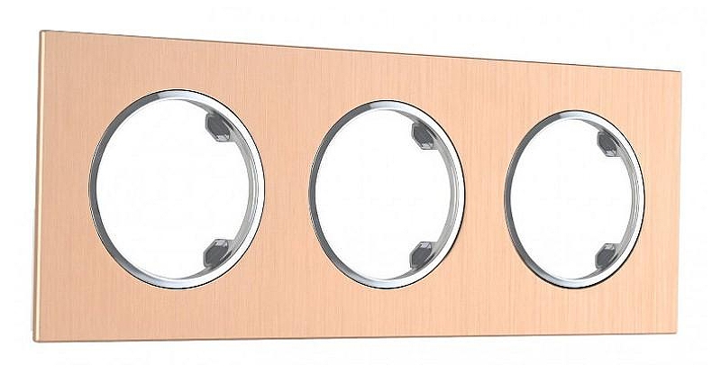 Рамка на 3 поста Arte Milano am-502.11 502.11-3.pink цвет Розовый