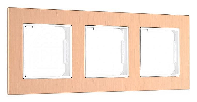 Рамка на 3 поста Arte Milano am-503.12 503.12-3.pink цвет Розовый