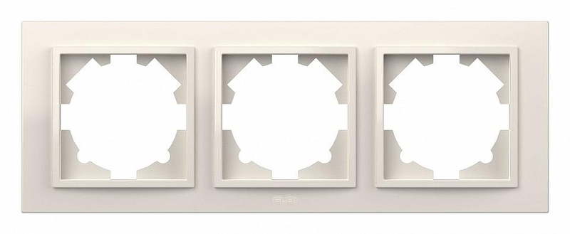 Рамка на 3 поста Elbi Eleсtriс Zena 500-010200-227 цвет Белый