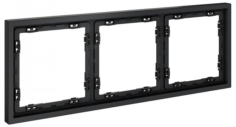 Рамка на 3 поста Voltum S70 VLS100307 цвет Графит